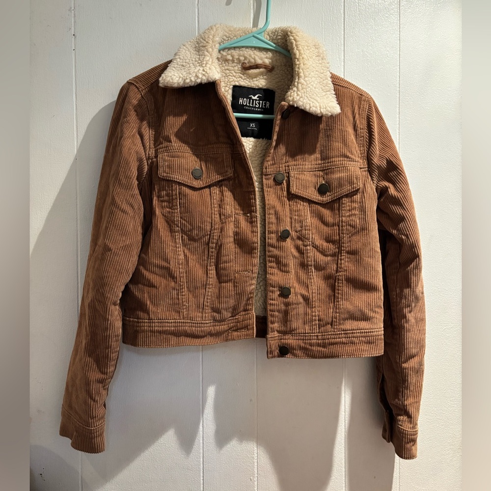 Hollister Sherpa Jean Jacket